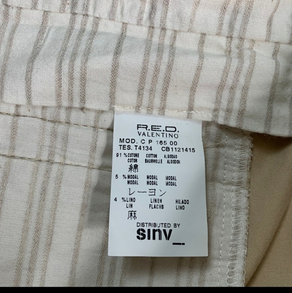 Red Valentino Straight Leg Trouser - Picture 3 of 5